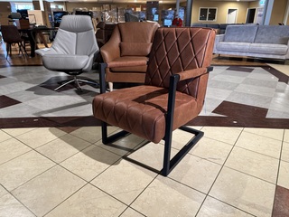 Fauteuil Label51, Denmark, cognac